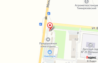 Фирменный магазин Доброе дело на Михайловском шоссе на карте