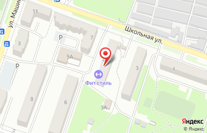 Массажный кабинет на Школьной улице на карте