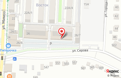 Почта Банк в Ставрополе на карте