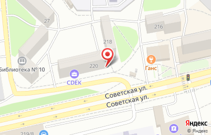Парикмахерская Ева на Советской улице на карте