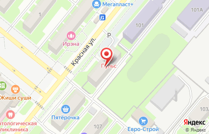 Семья, западный межрайонный центр на карте