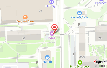 Киоск на проспекте Строителей на карте