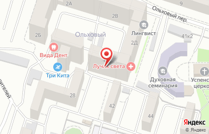 Груминг-салон в Ольховом переулке на карте