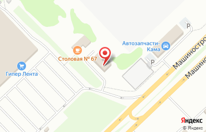 Автомойка Мойдодыр на Машиностроительной улице на карте
