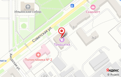 Солнечные окна в Комсомольске-на-Амуре на карте