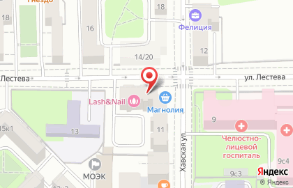 Автошкола Экзамен на улице Лестева на карте