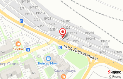 Шиномонтажная мастерская в проезде Дорожников на карте