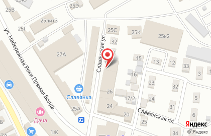Торговая фирма на Славянской площади на карте
