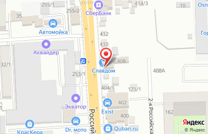 Магазин Teknos на ​Российской на карте