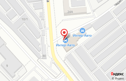 Автокомплекс Inter-авто на Черепичной улице на карте