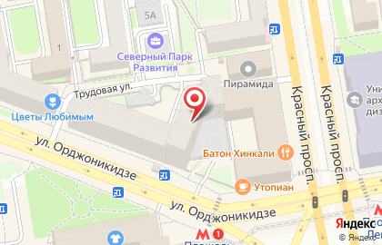 Банк Уралсиб в Новосибирске на карте
