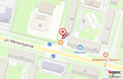 Продуктовый магазин в Вологде на карте