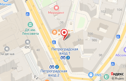 Ресторан быстрого питания KFC на Каменноостровском проспекте, 37д на карте