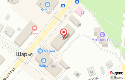 Аптека от Склада на Октябрьской улице на карте