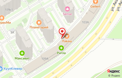 Салон оптики Оптика Кронос на улице Академика Сахарова на карте