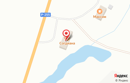 Кафе-мотель Согдиана на карте