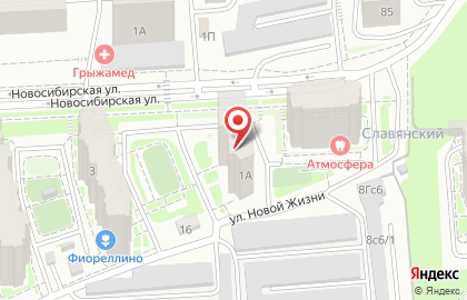 Автошкола Престиж на Новосибирской улице, 1а на карте