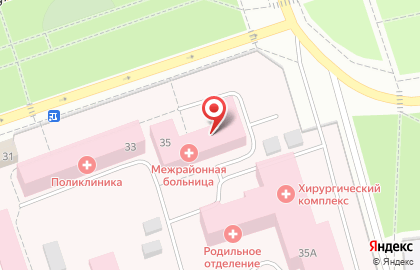 Центральная Районная Больница на Калинина на карте