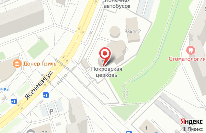 Храм Покрова Пресвятой Богородицы в Москве на карте