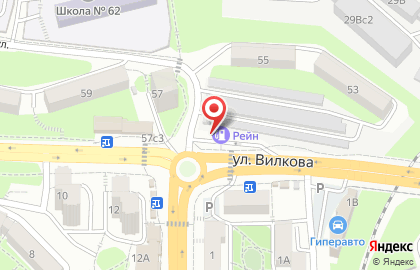 Заправочная станция Рейн на карте