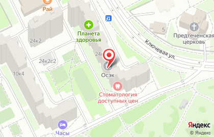 ЗАО Банк Тройка Диалог на Ключевой улице на карте