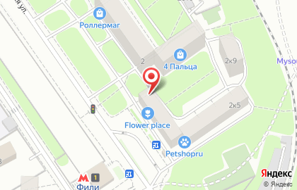МТС, г. Москва на Новозаводской улице на карте