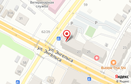 Магазин Оптима на улице Энгельса на карте