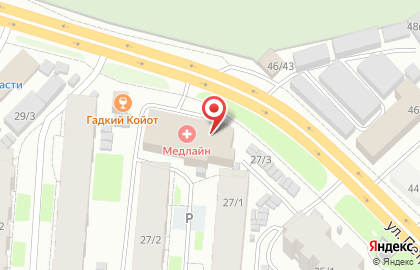 Центр продаж Акрилор на улице Петровского на карте