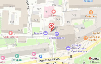 Экспертно-юридическая компания Защита в Шубинском переулке на карте
