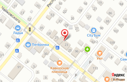 Пульс на улице Чайковского на карте