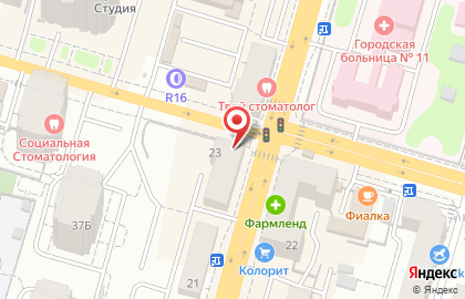 Микрокредитная компания Деньгимигом на Ленинградской улице на карте