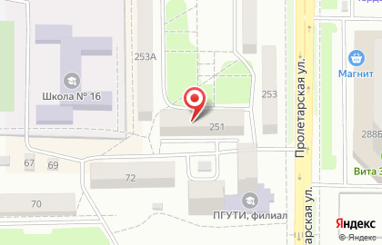 Центр РБТ Сервис на Пролетарской улице на карте