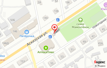 Киоск по продаже мороженого Славица на Аскизской улице, 151А на карте
