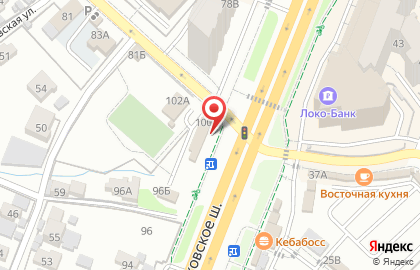 Донер кебаб в Октябрьском районе на карте
