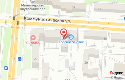 Экспресс-магазин продуктов 7я на Коммунистической улице на карте