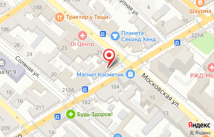 ОАО Лето Банк на Московской улице на карте