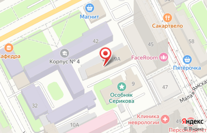 АСП на Малой Ямской улице на карте