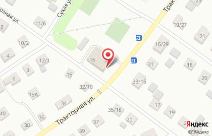 Супермаркет Универсал на Тракторной улице на карте