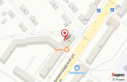 ФамилиЯ на Калининградской улице на карте
