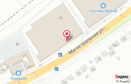 Банкомат СберБанк на Магистральной улице, 2д на карте