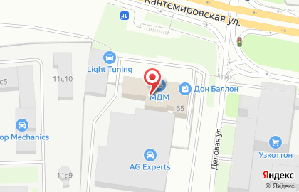 Компания АЛДИ на Кантемировской улице на карте