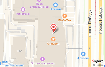 Туристическое агентство Pegas Touristik на проспекте Победы на карте