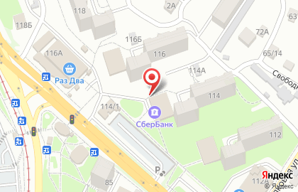 СберБанк в Хабаровске на карте