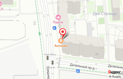 Магазин АНТОНИО паста песто и тепло на Среднерогатской улице на карте
