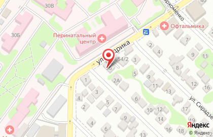 Стоматологическая клиника Миродент в Новороссийске на карте