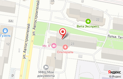 Агентство недвижимости и права Глобал-Недвижимость в Автозаводском районе на карте