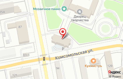 АКБ Росбанк на Комсомольской улице на карте