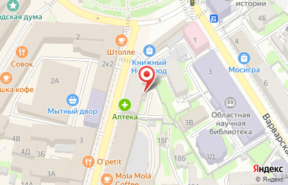 Интернет-аптека Apteka.ru на Алексеевской улице на карте