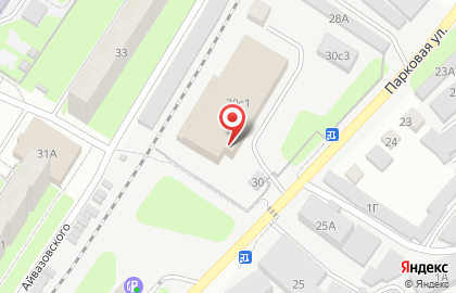 Торговый дом Межениновский на Парковой улице на карте