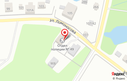 Участковый пункт полиции 49 отдел полиции Управления МВД Выборгского района на улице Ломоносова на карте